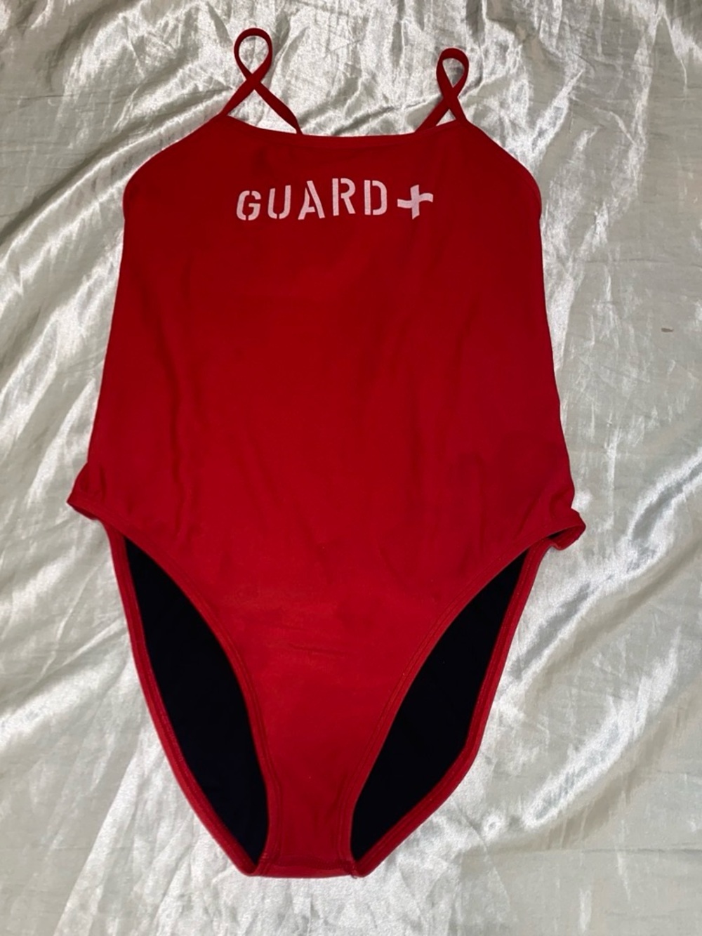Jolyn Clothing Red 'GUARD' One-Piece Swim Suit